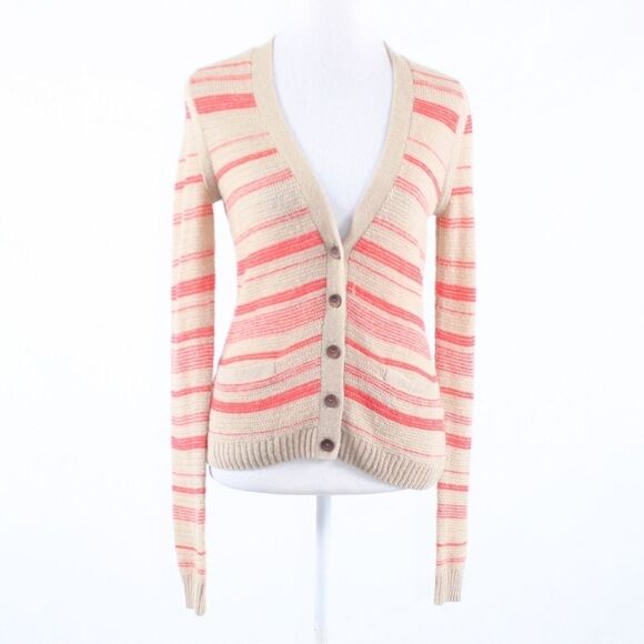 Rachel Roy beige orange sweater M - Picture 1 of 8